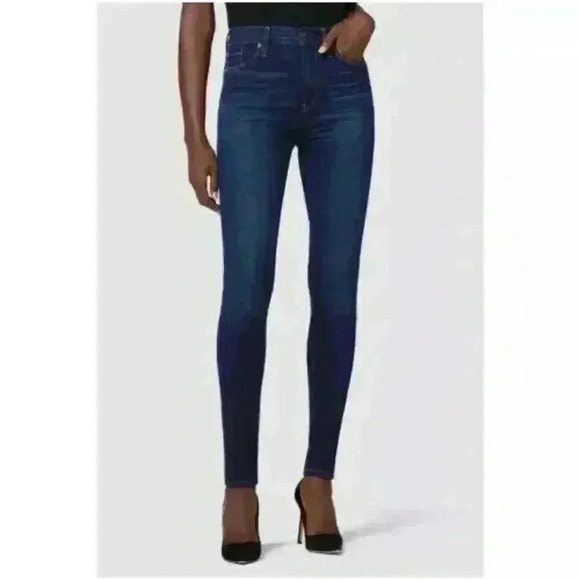 NWT Hudson Jeans Women's size 26 Barbara Super Skinny High-Rise Dark MSRP $195 - Picture 1 of 8